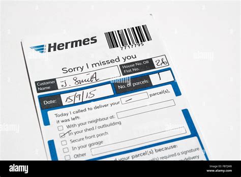 h&m Hermes missed delivery